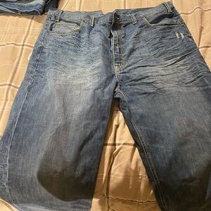2 pair of The Foundry Supply Co. Relaxed Fit Blue Jeans